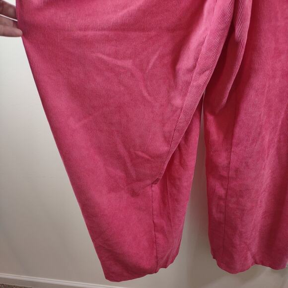 Shein Curve Pink Corduroy Overalls, Size 2XL - Picture 6 of 9